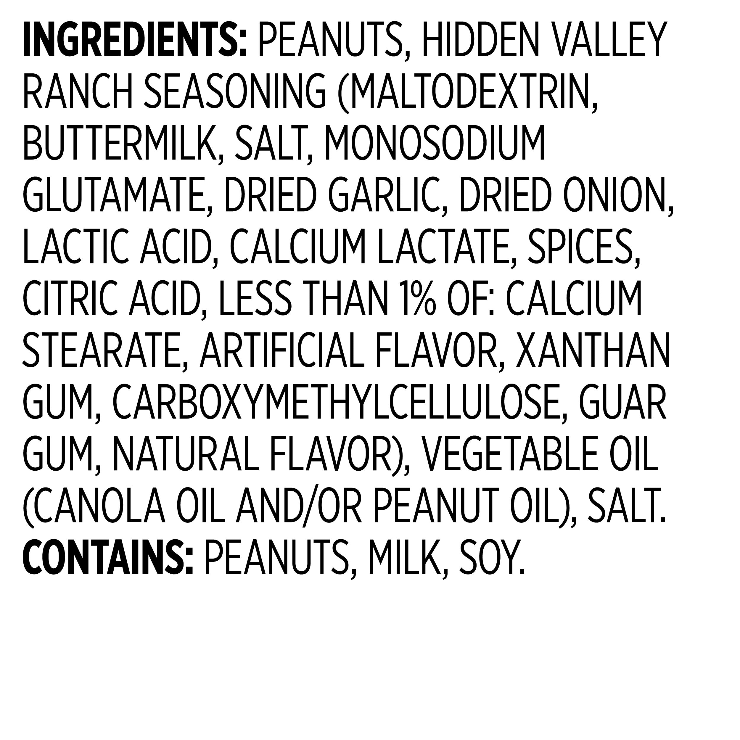 Snak Club Hidden Valley Ranch Peanuts, 11 oz, 1 Pack